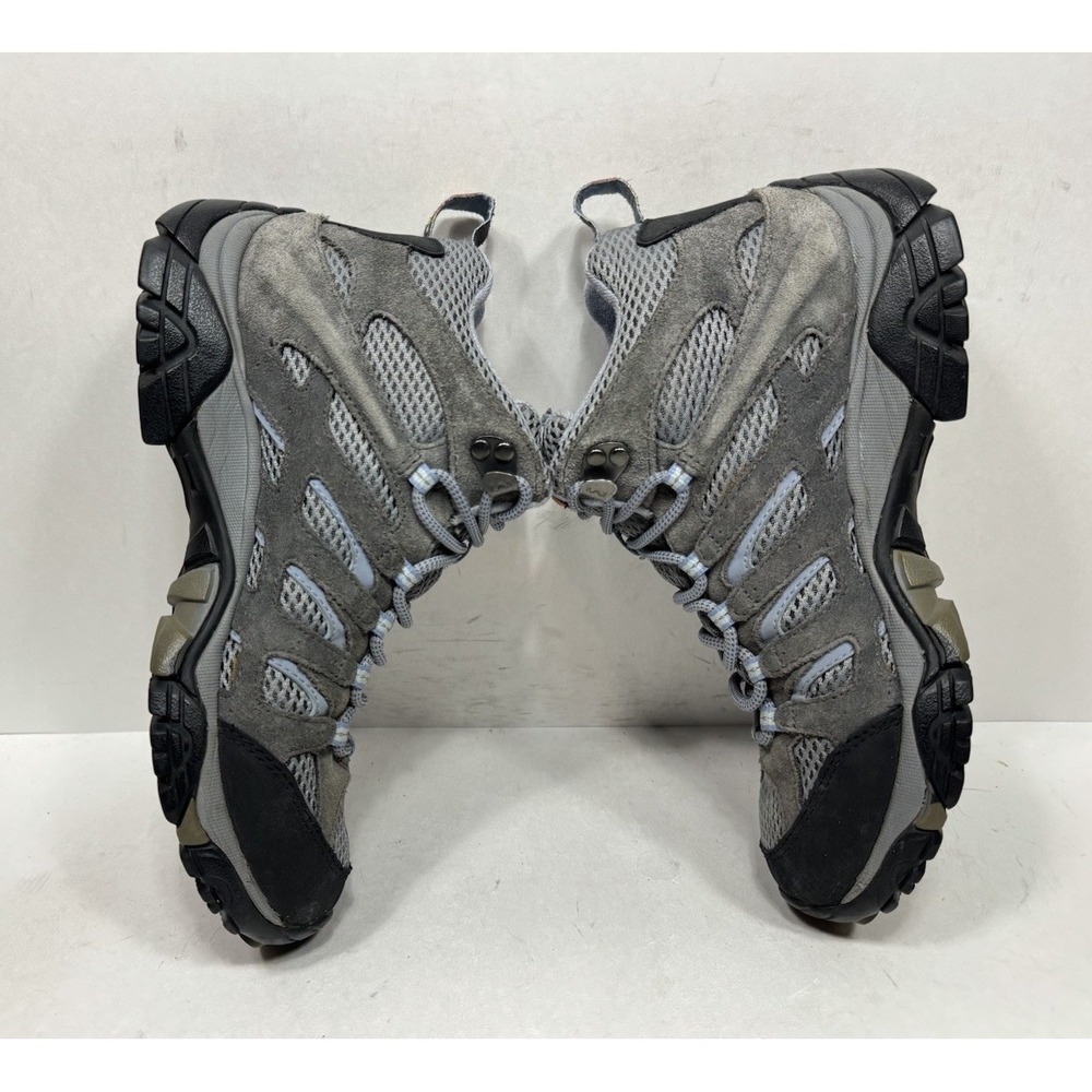 Merrell Moab Mid Waterproof Hiking Boots Womens Size 8 Gray Periwinkle J88792 - Picture 5 of 9